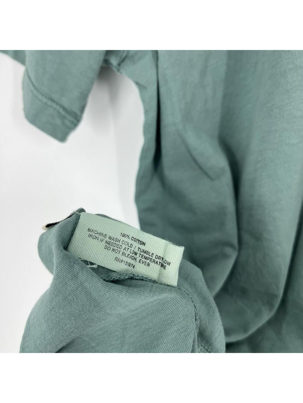 Imogene + Willie The Bolt Tee Size Medium Teal Blue Graphic T Shirt Crew Cotton - Picture 7 of 7